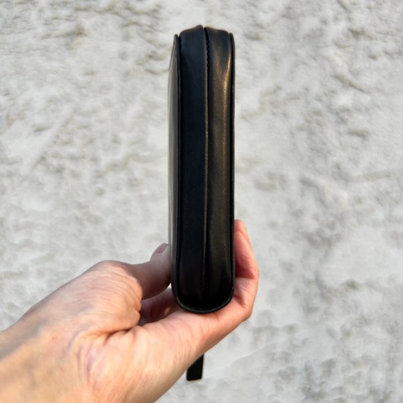 ANN DEMEULEMEESTER - Black Alana Zip Wallet - Genuine leather - Picture 4 of 8